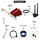 Трьохдіапазонний PCI-E Wi-Fi 6E 5374Mbps + BT5.3 (Intel AX210) адаптер 2.4G/5G/6Ghz з виносною антеною + Bluetooth 5.3 (PCE-AXE3000-PRO) - зображення 4