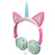 LED наушники-единорожки (светятся ушки и рог) LINX Unicorn Ear Headphone Единорог - изображение 3