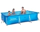 Прямоугольный семейный каркасный бассейн Bestway 56404 (300 x201x66 см) Steel Pro Frame Pool - изображение 1