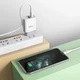 Швидка зарядка для iPhone 8/X/11/12/13/14 Комплект Кабель Type-C Lighting Блок живлення USB-C (Type-C) + USB Hoco 18W White - зображення 5