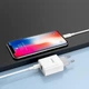 Швидка зарядка для iPhone 8/X/11/12/13/14 Комплект Кабель Type-C Lighting Блок живлення USB-C (Type-C) + USB Hoco 18W White - зображення 6