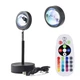 Проекційний світильник USB Sunset Lamp з пультом 16 кольорів - зображення 3