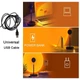 Проекційний світильник USB Sunset Lamp з пультом 16 кольорів - зображення 6