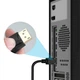 Кабель DisplayPort - HDMI для монітора 4K 30Hz 1.8 м U&P CA04 Black - зображення 7