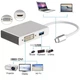 USB-хаб U&P U16 USB Type-C - HDMI + VGA + DVI + USB 3.0 Silver (SWE-U16-SR) - зображення 5