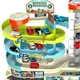 Детский развивающий игровой автотрек парковка 2в1 TUOSIQI TOYS для мальчика с машинками и подъемником Световые и звуковые эффекты - изображение 7