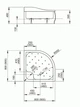 Душевой поддон Radaway Korfu A 80x80 4S88400-03 - изображение 5