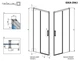 Душові двері Radaway Idea DWJ 150 см 387019-01-01R - зображення 2