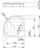 Душевой поддон Radaway Rodos B 90x90 Compact 4D99155-03 - изображение 5