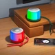 Портативна Колонка BR28 Bluetooth для прослуховування музики з чорним підсвічуванням (759686) - зображення 3