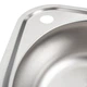 Кухонная мойка из нержавеющей стали Platinum ДЕКОР 4539 (0,6/170 мм) - изображение 4