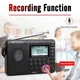 Портативный радиоприёмник с аккумулятором RETEKESS V115 FM AM SW цифровой LED дисплей MP3-плеер USB-рекордер - изображение 3