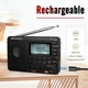 Портативный радиоприёмник с аккумулятором RETEKESS V115 FM AM SW цифровой LED дисплей MP3-плеер USB-рекордер - изображение 7