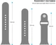 Ремінець ArmorStandart Sport Band (3 Straps) для Apple Watch 42/44/45/49mm Pale Pink (ARM65084) - зображення 3