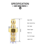 Перехідник G1/8-квік(Фостер) тато - зображення 2