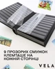 Альбом для марок Lindner ELEGANT немецкий премиум кляссер 60 страниц 30 черных листов с мягкой обложкой Черный - изображение 5