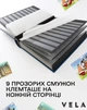 Альбом для марок Lindner ELEGANT немецкий премиум кляссер 60 страниц 30 черных листов с мягкой обложкой Синий - изображение 5