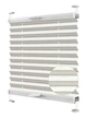 Жалюзі-плісе Wenster тканинні Cosimo One VSM1 Juno Silver 1096 70х130 см Білий (2971354019592) - зображення 1
