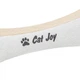 Игрушка когтеточка дряпка (лежанка) для кошки Cat Joy царапка из гофрокартона на пол и картонным фасадом белого цвета 54х13х25 см - изображение 7