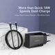 Мережевий зарядний пристрій Baseus Speed Mini QC Single PD3.0 18W Type-C 3A + Кабель 18W Type-C to Lightning 1м Чорний - зображення 10