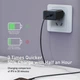 Мережевий зарядний пристрій Baseus Speed Mini QC Single PD3.0 18W Type-C 3A + Кабель 18W Type-C to Lightning 1м Чорний - зображення 14