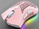 Бездротова Ігрова Миша K-Snake BM600 USB 2.4G з RGB підсвічуванням Рожева - зображення 2