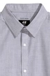 Рубашка easy iron H&M m Серая (4181-0400531002) - изображение 3