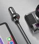 Автомобильное зарядное устройство с быстрой зарядкой BASEUS Digital Display Dual USB 2USB, 4.8A, 24W Silver - изображение 12