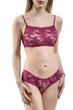 Комплект женский кружевной топ и трусики-хипстеры Felisiya Lingerie Фуксия 2002+253-105 S - изображение 2