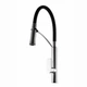 Смеситель кухонный TOPAZ BARTS TB 8817-H18 с гибким шлангом (изливом) черный / хром - изображение 3