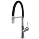 Смеситель кухонный Globus Lux DENVER Flex GDF-32-00-01 с гибким шлангом (изливом) черный / хром - изображение 2