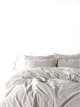 Постельное белье Limasso Stonewashed Ranforse 200 х 220 см Natural Krem - изображение 1