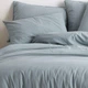 Постельное белье Limasso Stonewashed Ranforse 160 х 220 см Akdeniz Mavisi - изображение 2