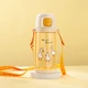 Бутылка для воды Casno 690 мл KXN-1219 Помаранчева Гуси з соломинкою (KXN-1219_Orange) - изображение 3