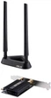 Беспроводной адаптер Asus PCE-AX58BT (AX3000, WiFi6, WPA3, Bluetooth 5.0, MU-MIMO, OFDMA, 2 внешних антенны) - изображение 4