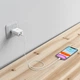 Адаптер мережевий HOCO Rapido C80A |1USB/1Type-C, 3.1A/20W, QC/PD| білий - зображення 4