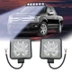 Квадратные LED (лэд) фары для авто. Качественные фары 27W. 9d, светодиоды OSRAM \ CREE. - изображение 1