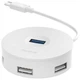 Хаб Type-C BASEUS Round Box - на 1*USB3.0 + 3*USB2.0 CAHUB-G02 белый - изображение 1
