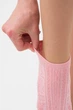 Женские короткие носки с цветочным узором Giulia WS1 SOFT BACKGROUND 004 36/40 розовые Pink geranium - изображение 2