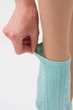 Женские короткие носки с цветочным узором Giulia WS1 SOFT BACKGROUND 004 36/40 синие Blue pastel turquoise - изображение 2