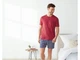 Пижама (футболка и шорты) для мужчины Livergy 372061 S Бордовый - изображение 2