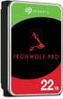 Dysk twardy Seagate IronWolf Pro 22 TB 7200 obr./min 512 MB ST22000NT001 3,5 SATA III - obraz 1