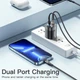 Сетевое зарядное устройство Essager 33W GAN Display JT-P18 черное - изображение 11