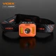Налобний світлодіодний ліхтарик VIDEX VLF-H085-OR 400Lm 5000K (850mAh незмінний) - зображення 8