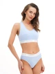 Комплект (топ + трусики-слипы) Apriori Sport Slip AU-200712 M Голубой (ROZ6400176358) - изображение 3