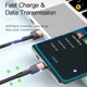 Кабель Essager Star Type-C to USB 7A Cable 2 м Black (EXCT-XCA01) - изображение 5