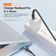 Кабель Essager Star 100W USB Charging Cable Type C to Type C 2 м Black (EXCTT1-XCA01) - изображение 4