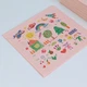 Салфетки бумажные сервировочные трехслойные eko-kraft 40*40 см - 10 шт Детские Праздничные салфетки с рисунком "Лето" Розовые - изображение 2