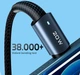 Кабель Essager Sunset USB Type-C x Lightning 20 Вт 2 м Черный (EXCTL-CGA01) - изображение 6