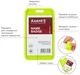 Набор бейджей-чехлов Axent SoftTouch вертикальный 5 шт 110х65 мм матовый Салатовый (4550v-09-A) - изображение 2